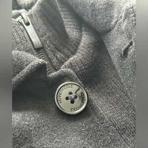 Men’s Small Kenneth Cole Wool-Blend Coat – Black